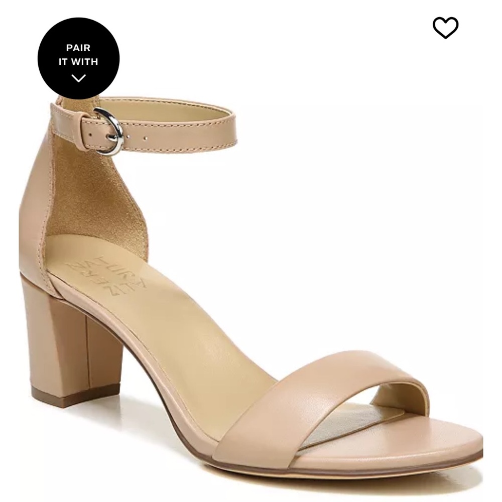 Naturalizer Vera Heels in Opal Leather Size 6.5